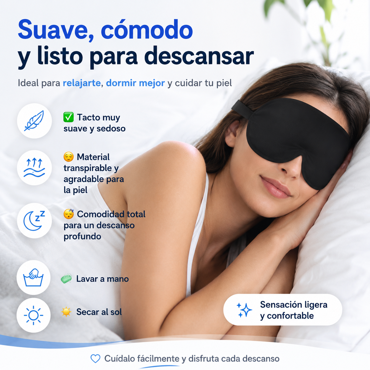 Antifaz para descansar