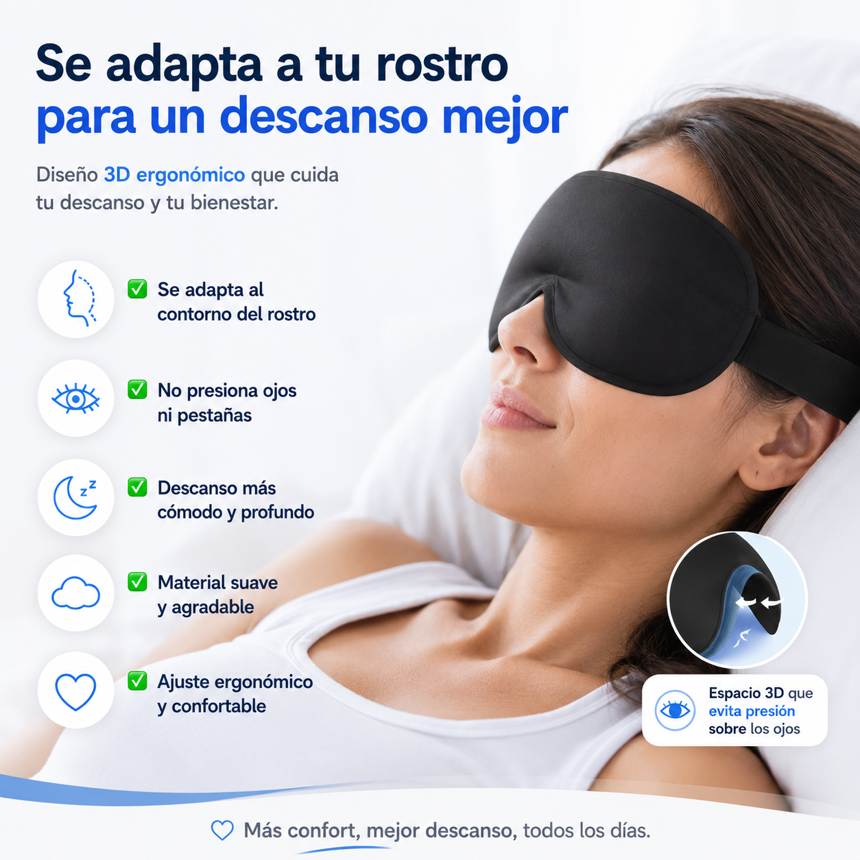 Antifaz para descansar